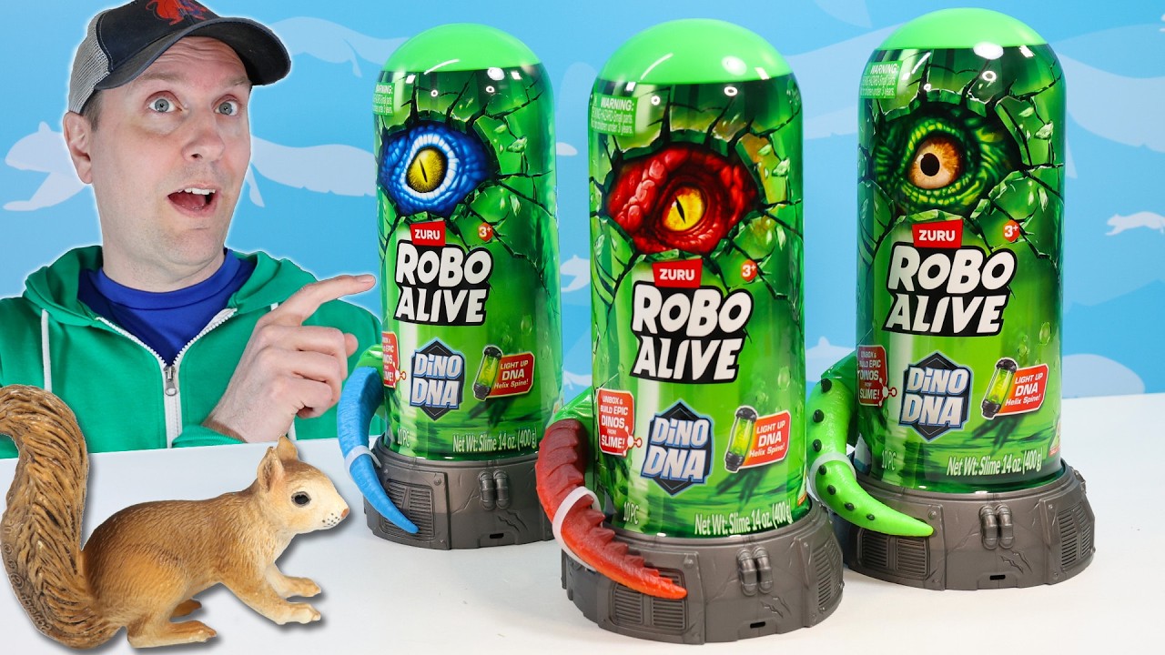 Robo Alive Dino DNA Tyrannosaurus Rex Dinosaur Experiment Build Review