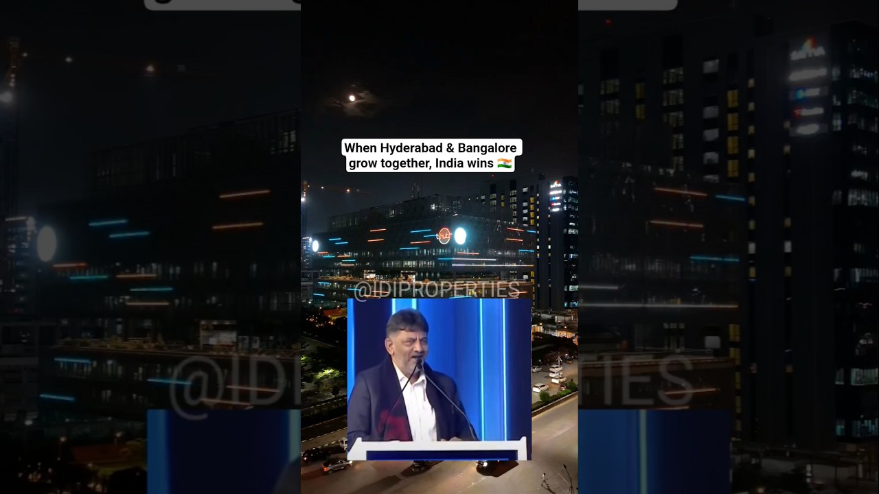 Hyderabad 🤝 Bangalore | DK Shivakumar at Telangana Global Summit 2025 🔥