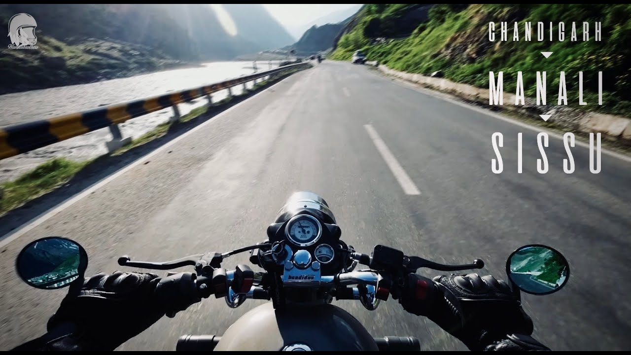 Chandigarh to Sissu Road Trip on Royal Enfield | Motovlog + POV Ride