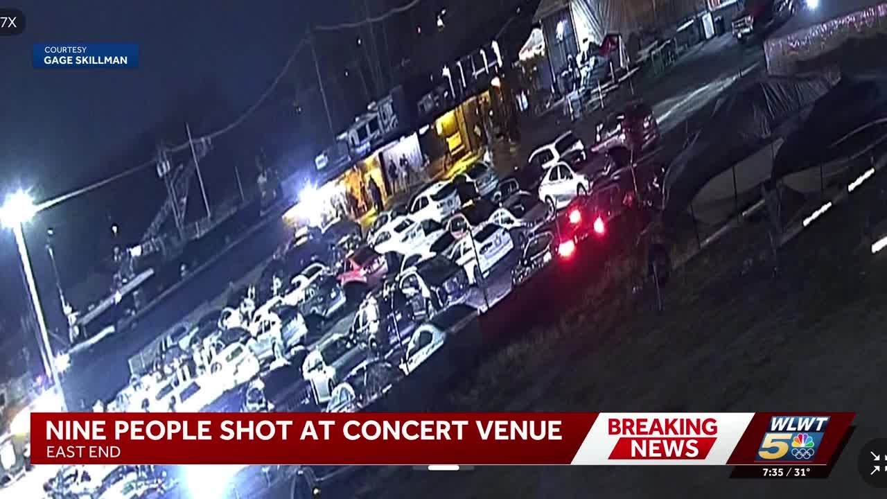 Nine injured in shooting at Cincinnati concert venue; video shows moments shots ring out