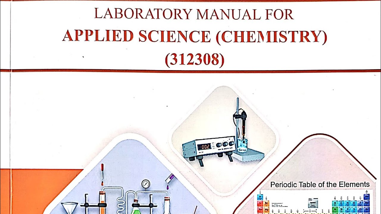 MSBTE K Scheme Applied Science (Chemistry) Laboratory Manual Solutions
