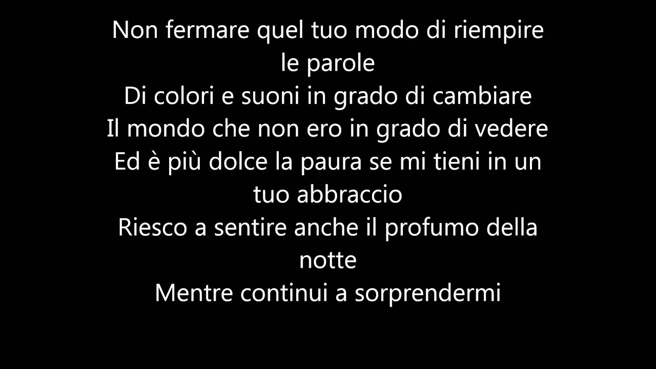 Annalisa- Una finestra tra le stelle- lyrics