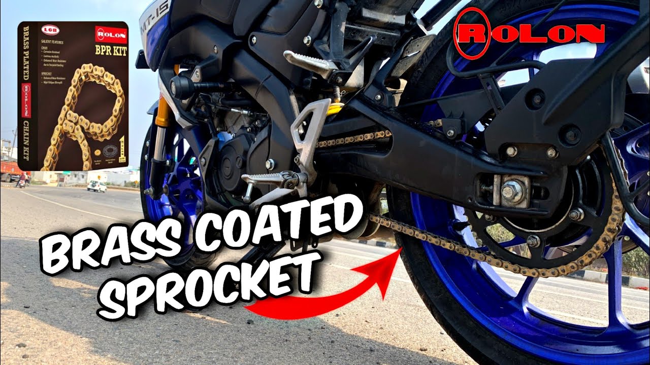 Rolon Chain Sprocket MT15 🔥 Performance Upgrade ⚡ mt15 motovlog ❤️