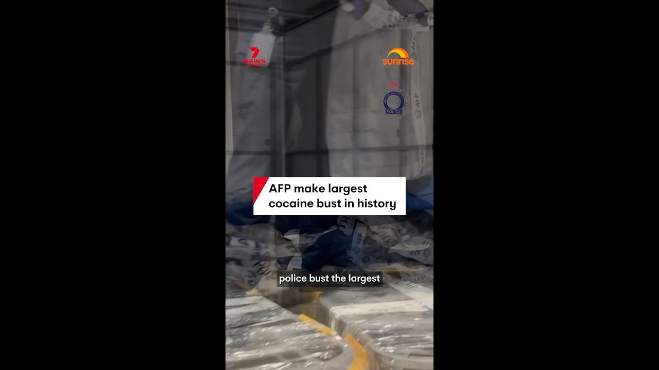 AFP проводит крупнейшую в истории конфискацию кокаина