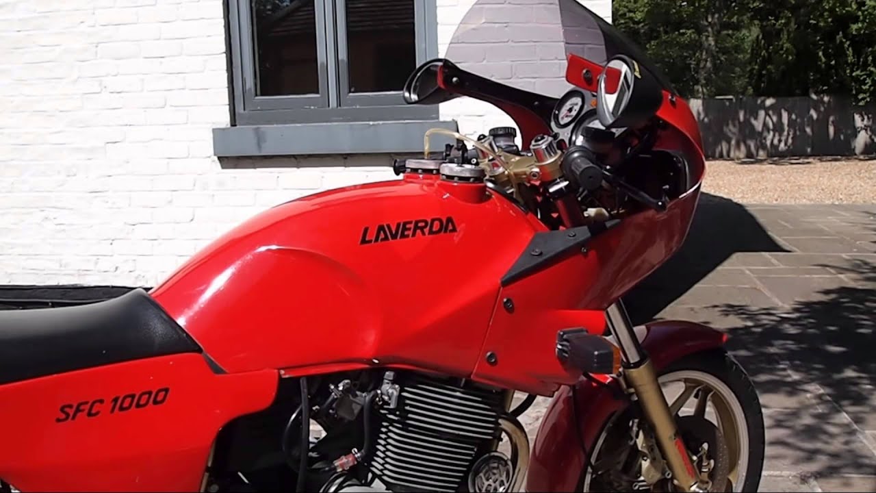 Laverda SFC1000 Engine Start & Walkaround