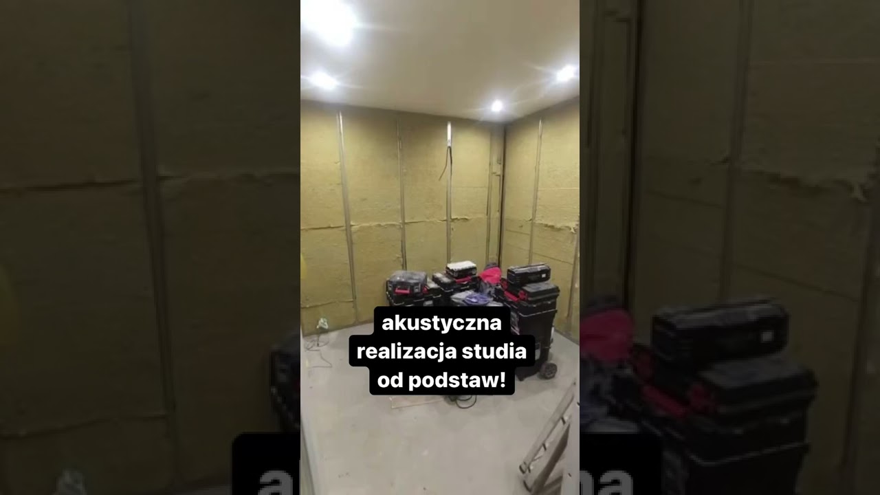 Akustyczna realizacja studia nagrań! #nagrywanie #studionagrań #nagrania #dźwięk #akustyka