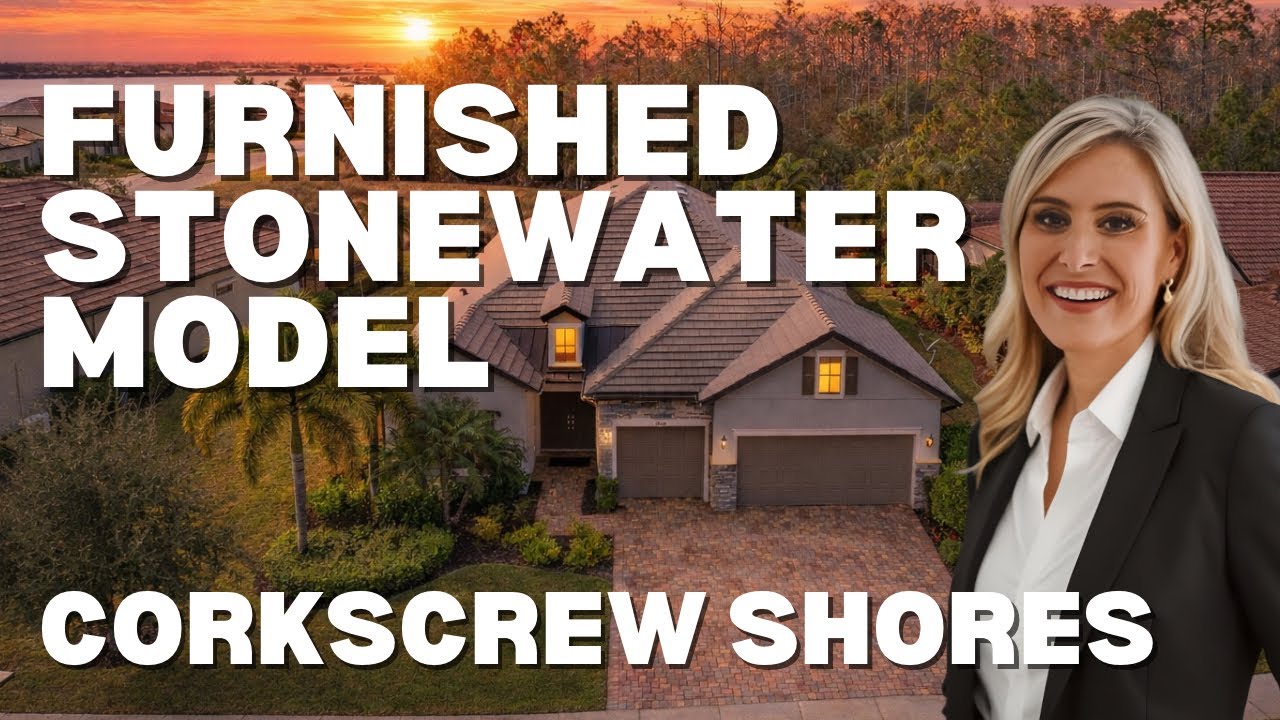 Stonewater Model in Corkscrew Shores | Preserve View | Extended Lanai | Fully Furnished
