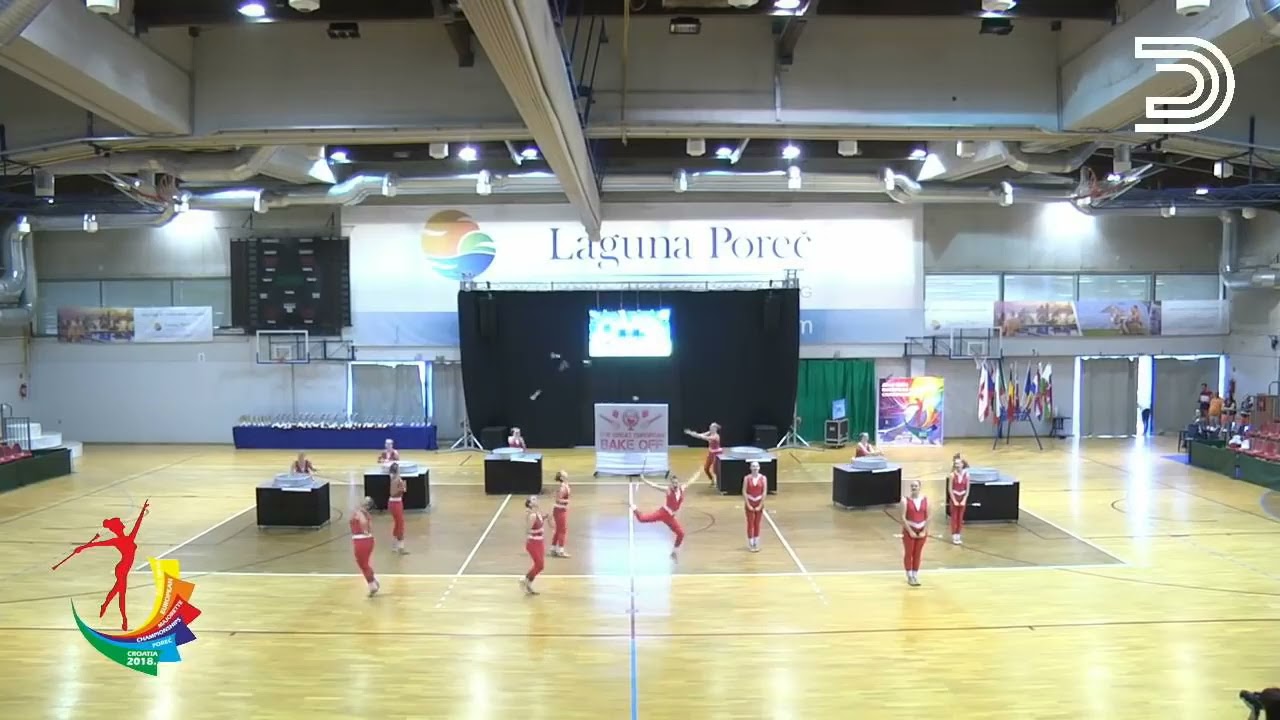 NBTA Europe Majorettes Competition - Porec 2018 Showtwirl Accessories Corps Junior - HOLLAND