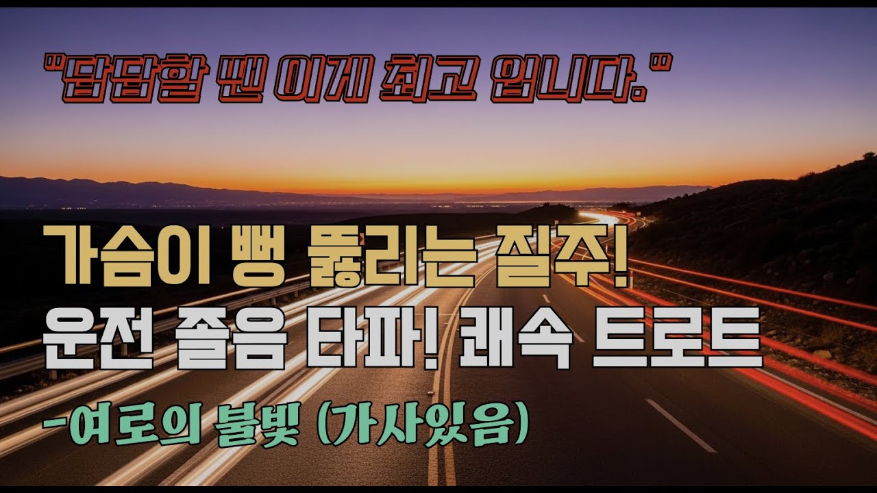 거침없이 달리는 고속도로 메들리 - 운전할 때 듣기 좋은 신나는 트로트 TOP 10