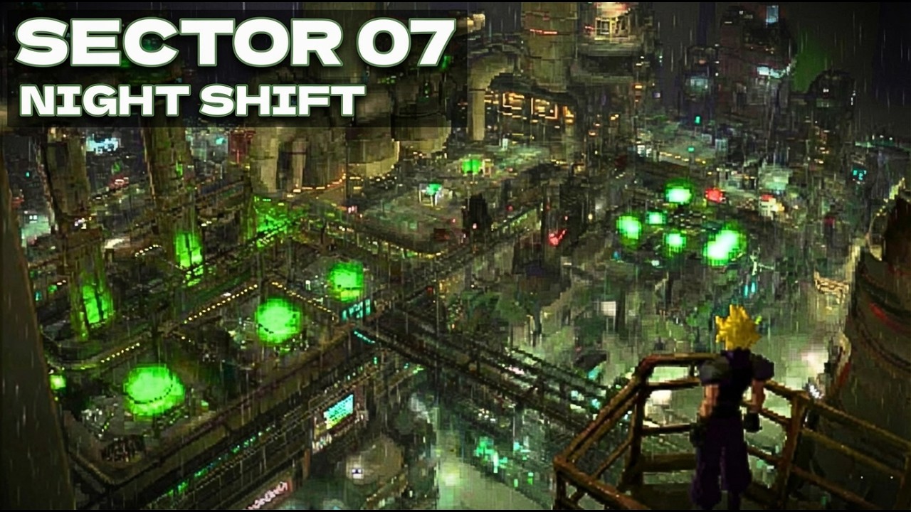 Upper Platform Unit 07 🌃 Reactor City Night Shift Ambient | Dark Industrial Lo‑Fi for Focus & Coding