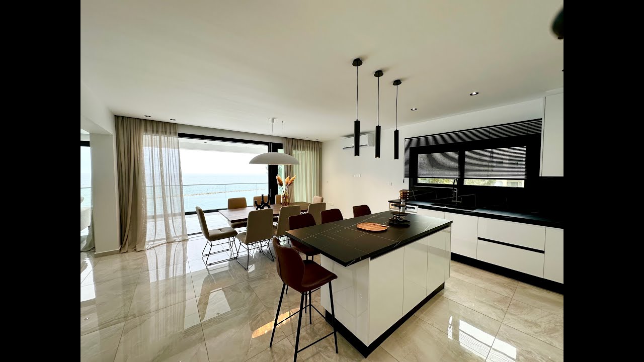 Modern 3 Bedroom Apartment on the Coastline of Germasogeia Tourist Area, Limassol, Cyprus