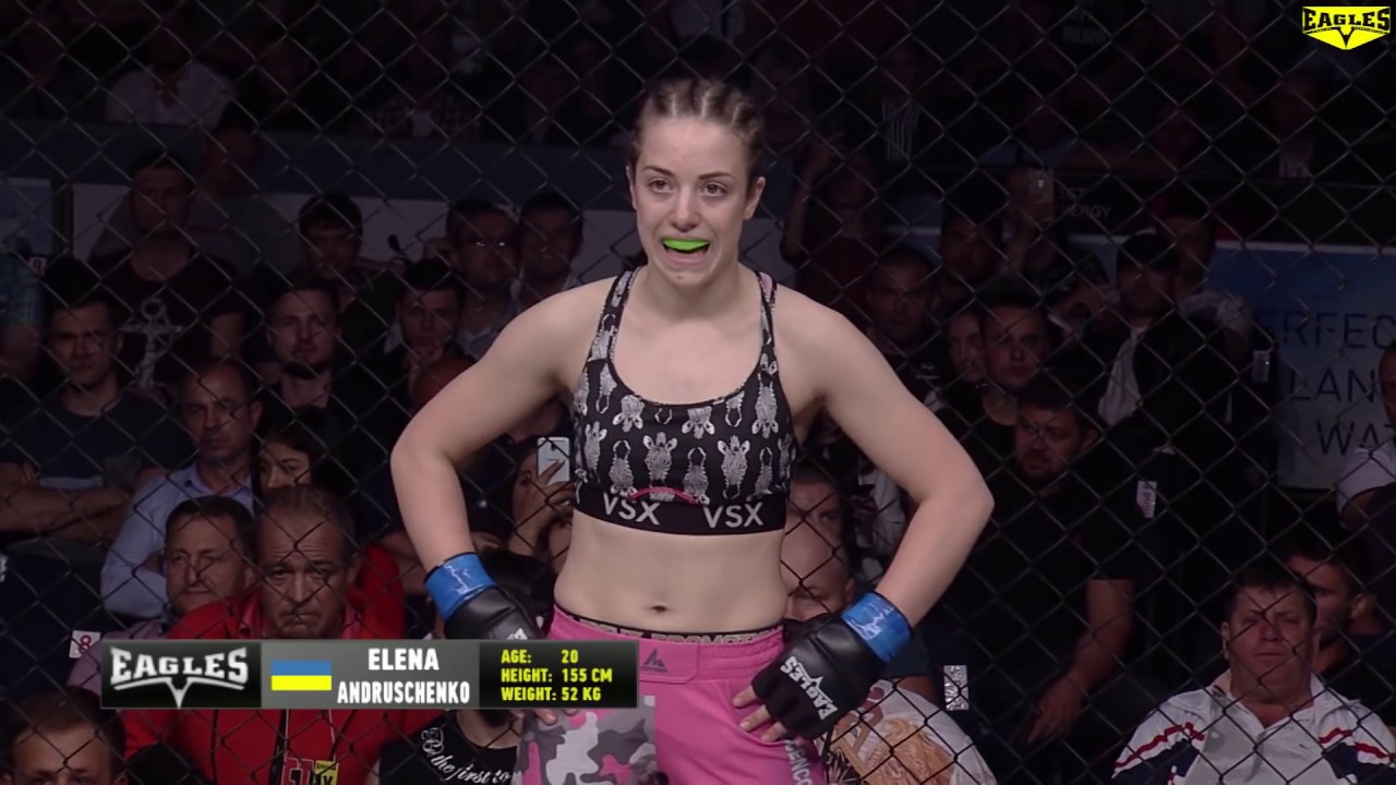 Women`s strawweight bout at EAGLES IX. Elena Andruschenko vs Donna Cheli