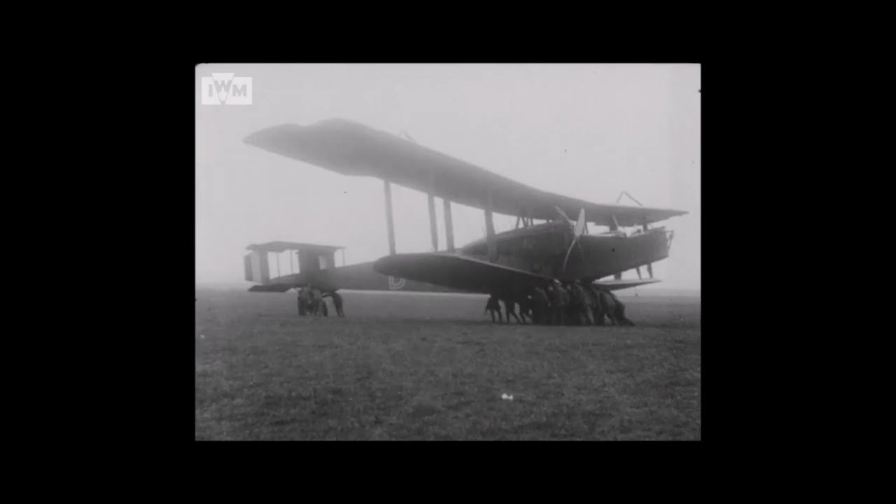 British bomber Handley Page 0/100 operations in France (1918)