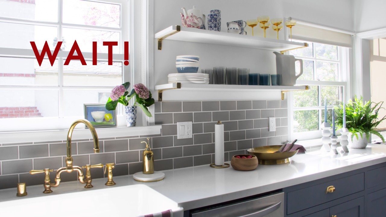 How To Style Open Shelves