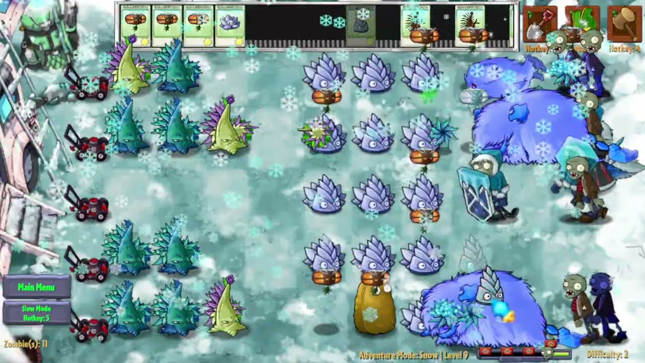 Plants Vs. Zombies Fusion (English) NEW V3.0! | Snow Adventure | Final Level (Extra)