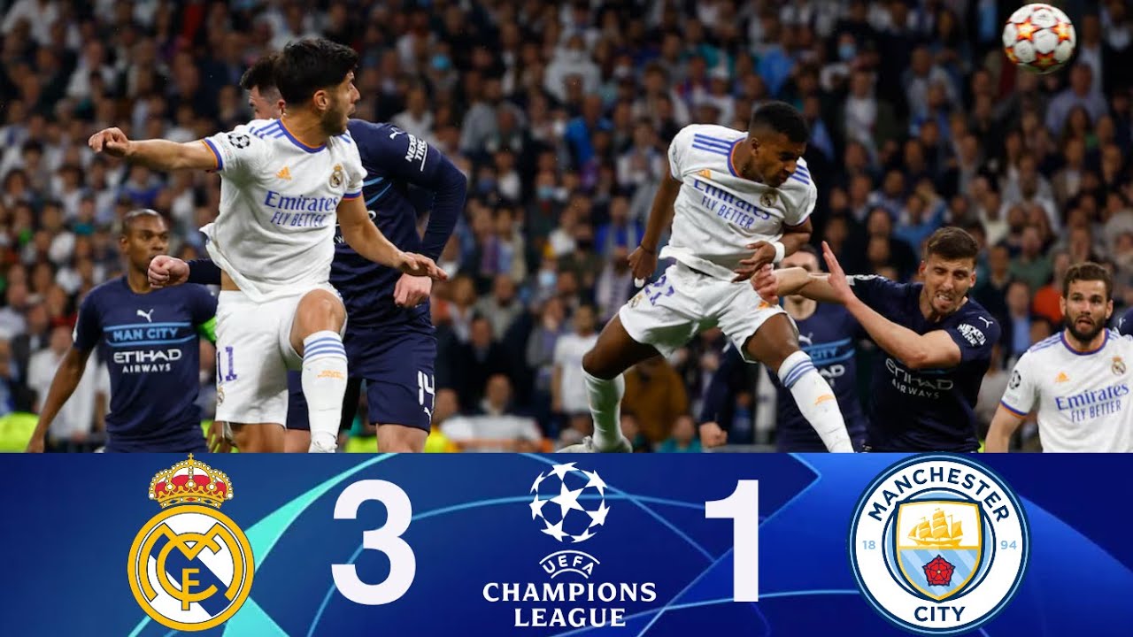 Champions League 2021/22 Real Madrid - Manchester City (3-1) (6-5 Global)  04/05/2022