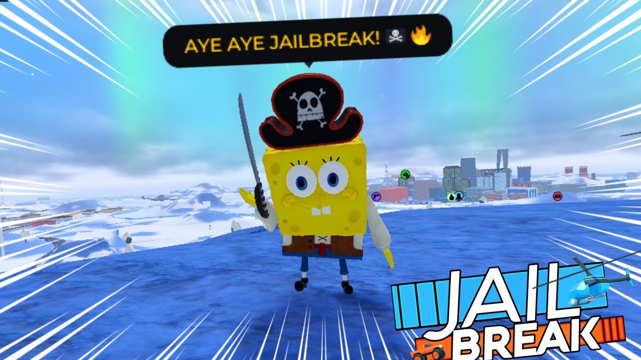 I Played Roblox Jailbreak As Pirate SpongeBob
