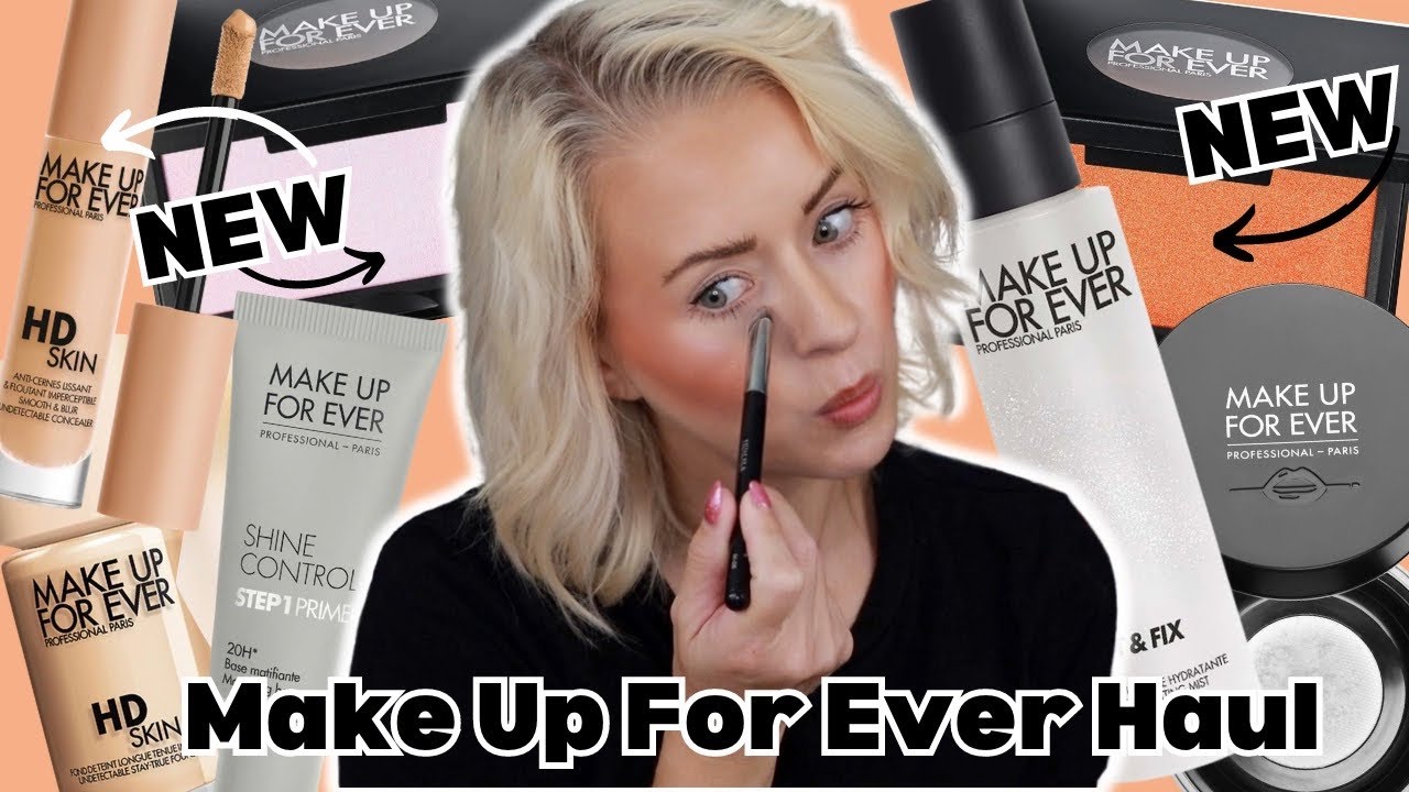 TESTING NEW MAKE UP FOR EVER HD SKIN CONCEALER + ARTIST BLUSH + HIGHLIGHTER + MORE!