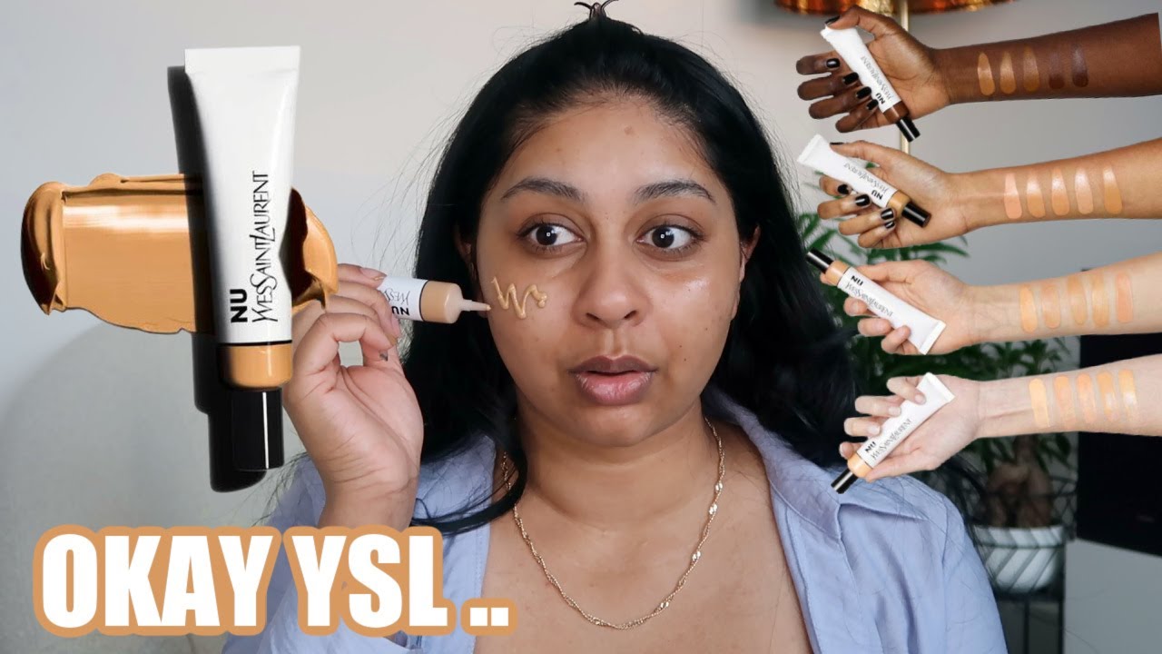 OMG NEW YSL NU SKIN TINT! 12 HR WEAR TEST