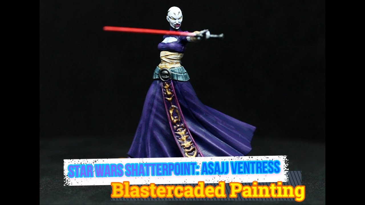 Painting Star Wars Shatterpoint: Asajj Ventress