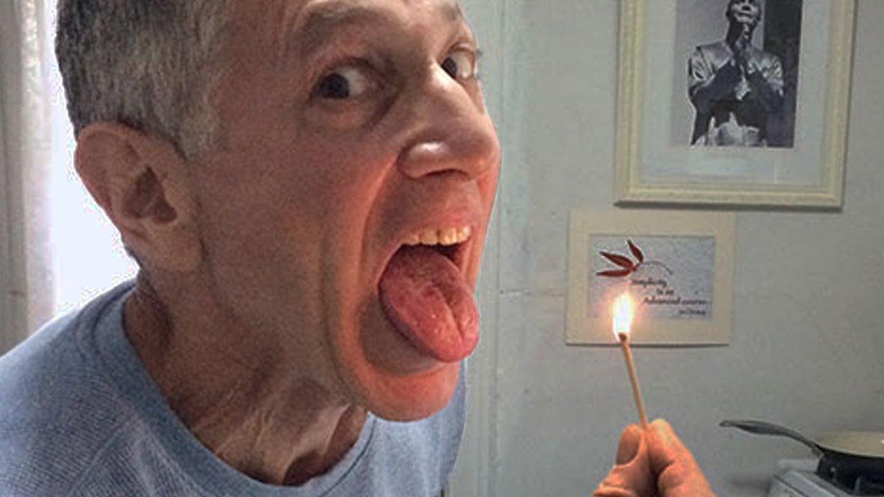 This Man is Addicted to Lighting Matches