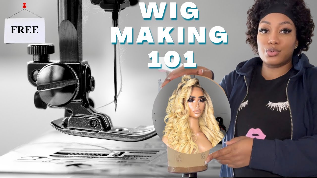 FREE WIG MAKING CLASS: MAKE A WIG UNDER 30 mins: Take notes🪡🧵