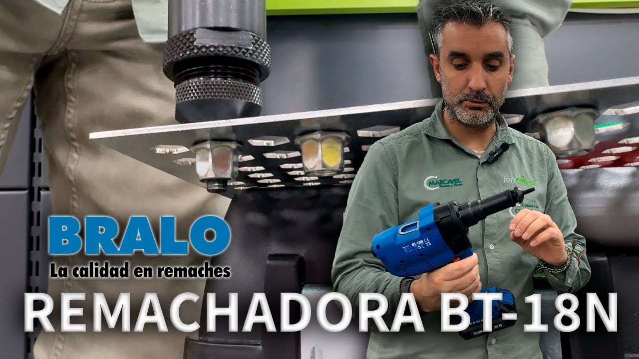La REMACHADORA MAS PROFESIONAL que he probado: BRALO BT-18N