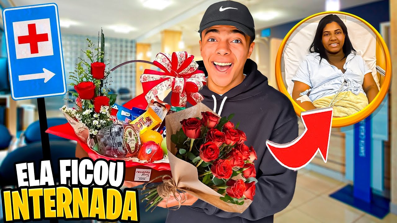 FIZ UMA SURPRESA PARA MINHA TIA QUE ESTAVA INTERNADA! *ela chorou!🥹