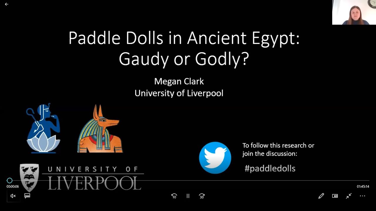 Paddle Dolls in Ancient Egypt: Gaudy or Godly? - Megan Clark Zoom lecture (12 May 2020)