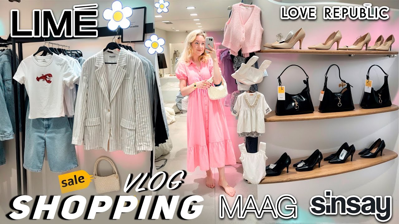 БОЛЬШОЙ ШОППИНГ VLOG!✨🎧 Собираемся в Питер! MAAG, LIME, Vilet, SINSAY, Love Republic