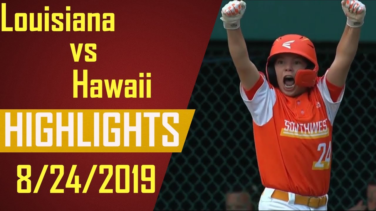Little League World Series 2019 - Louisiana vs Hawaii Highlights | LLWS 2019
