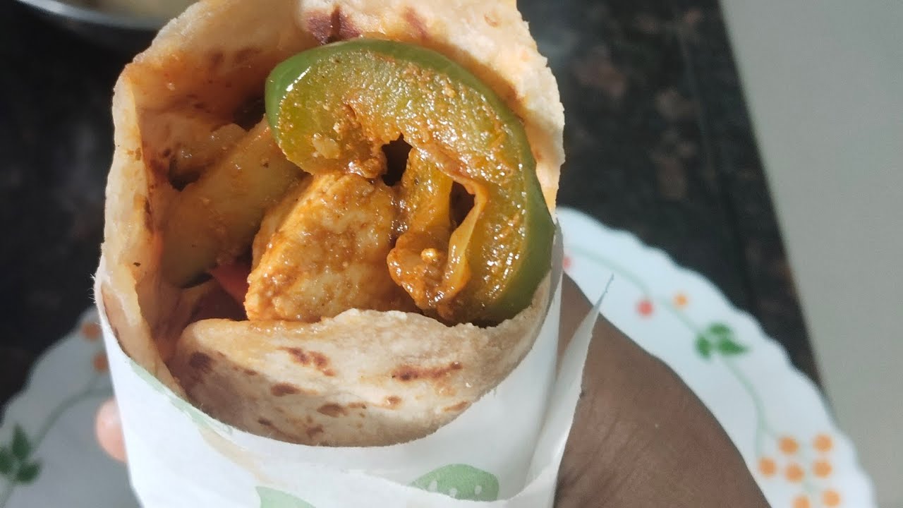 Paneer Kathi Roll Recipe | पनीर काठी रोल रेसिपी