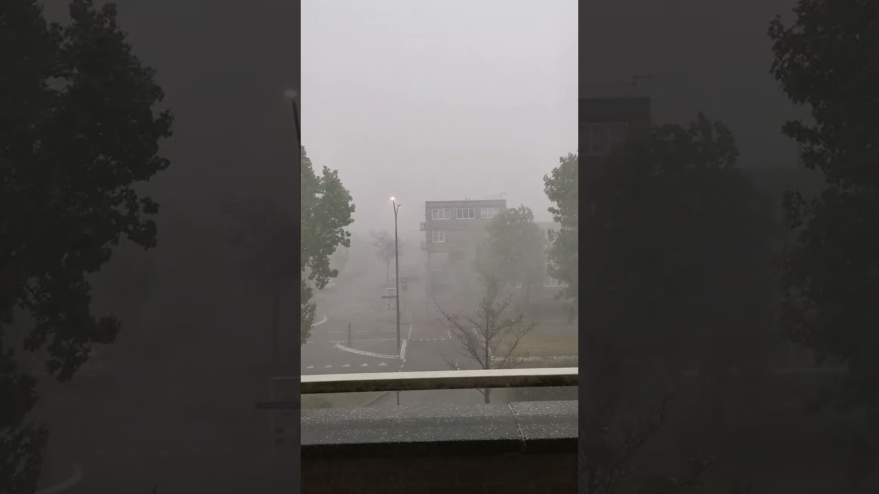 Noodweer in Huizen vanaf 17.45, 24 aug 2024