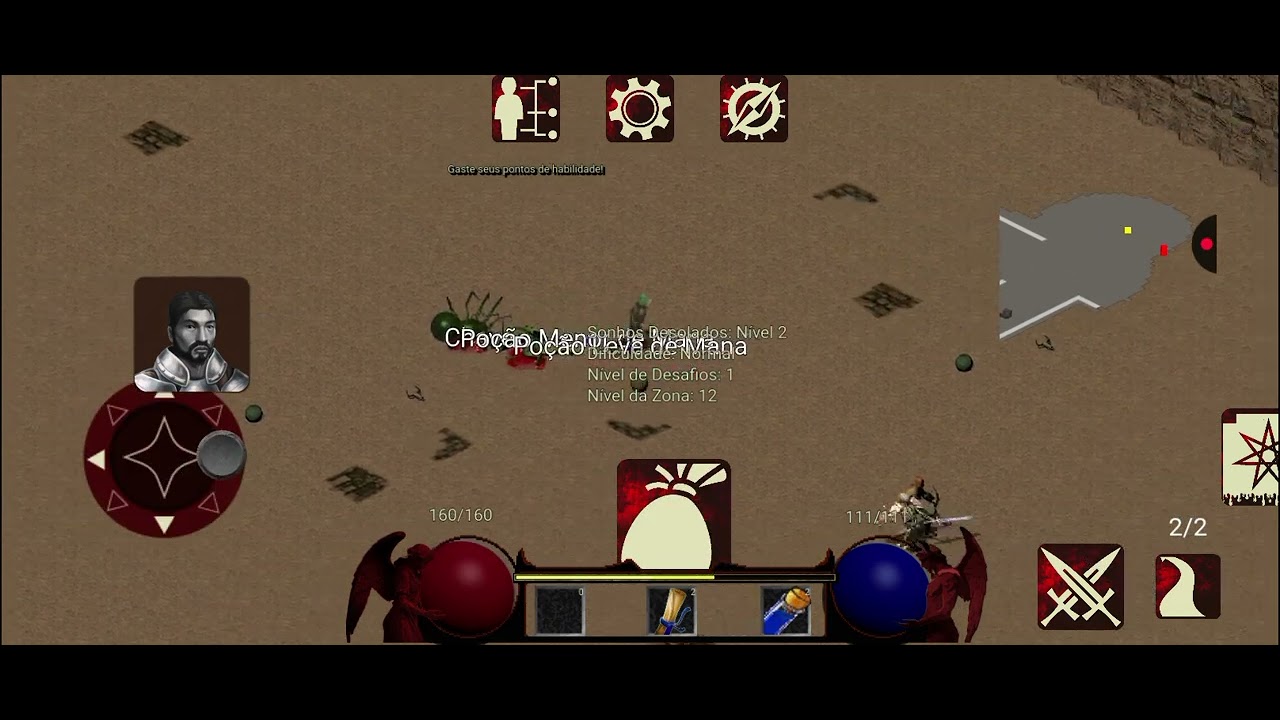 Gameplay Game: Astiar RPG Sonhos Desolados Nível 1.