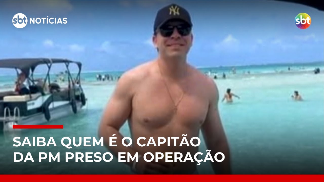 Capit&atilde;o da PM preso em opera&ccedil;&atilde;o movimentou R$ 10 mi com venda de armas para bandidos | #SBTNot&iacute;cias