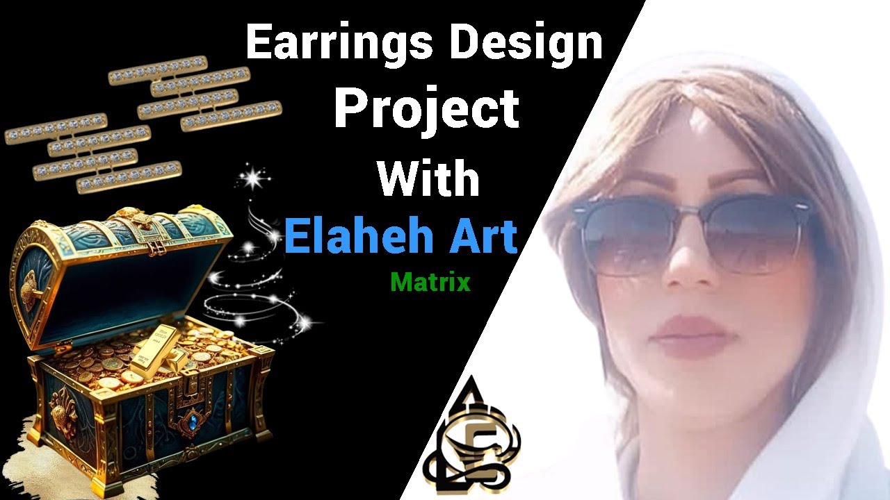 How to make Earrings with Software Matrix 9 jewellery design CAD || Rino || Matrix Tutorial