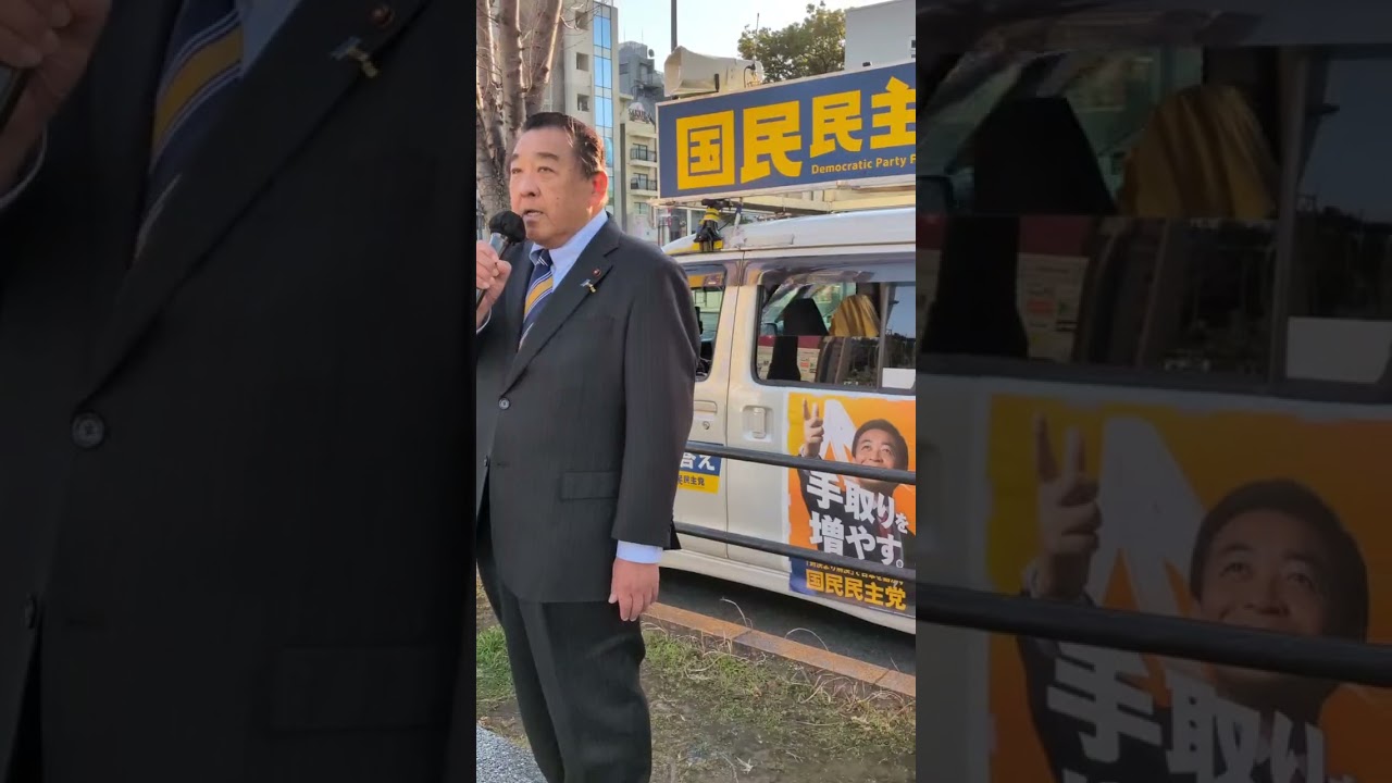江東区豊洲ビバホーム前にての区政報告と政治活動