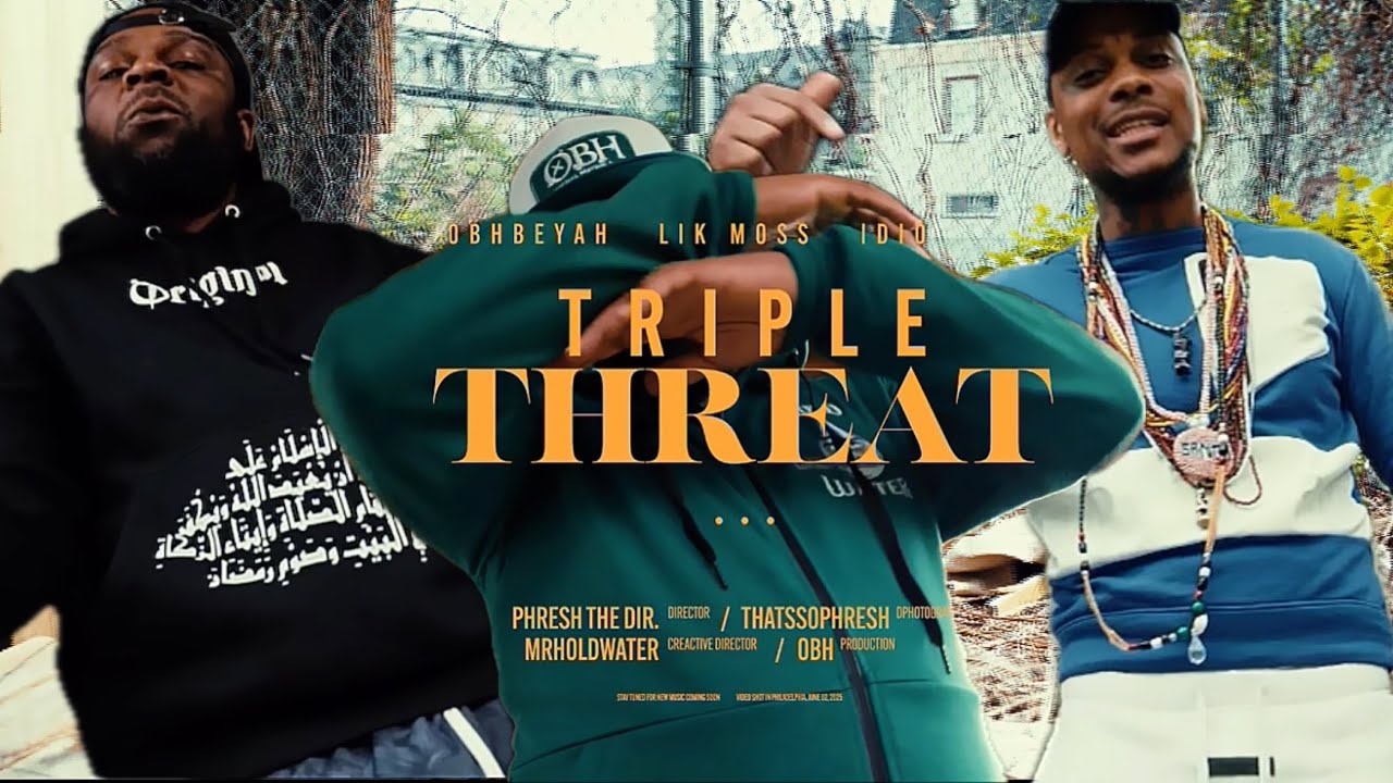 LIK MOSS • IDIOT JERK • OBH BEYAH - TRIPLE THREAT (ОФИЦИАЛЬНЫЙ МУЗЫКАЛЬНЫЙ КЛИП)