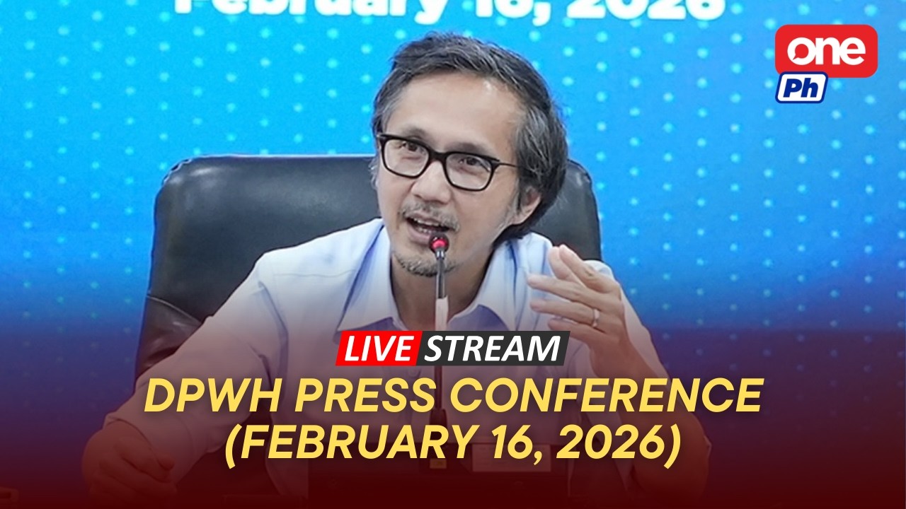 LIVE | DPWH holds press conference (February 16, 2026)