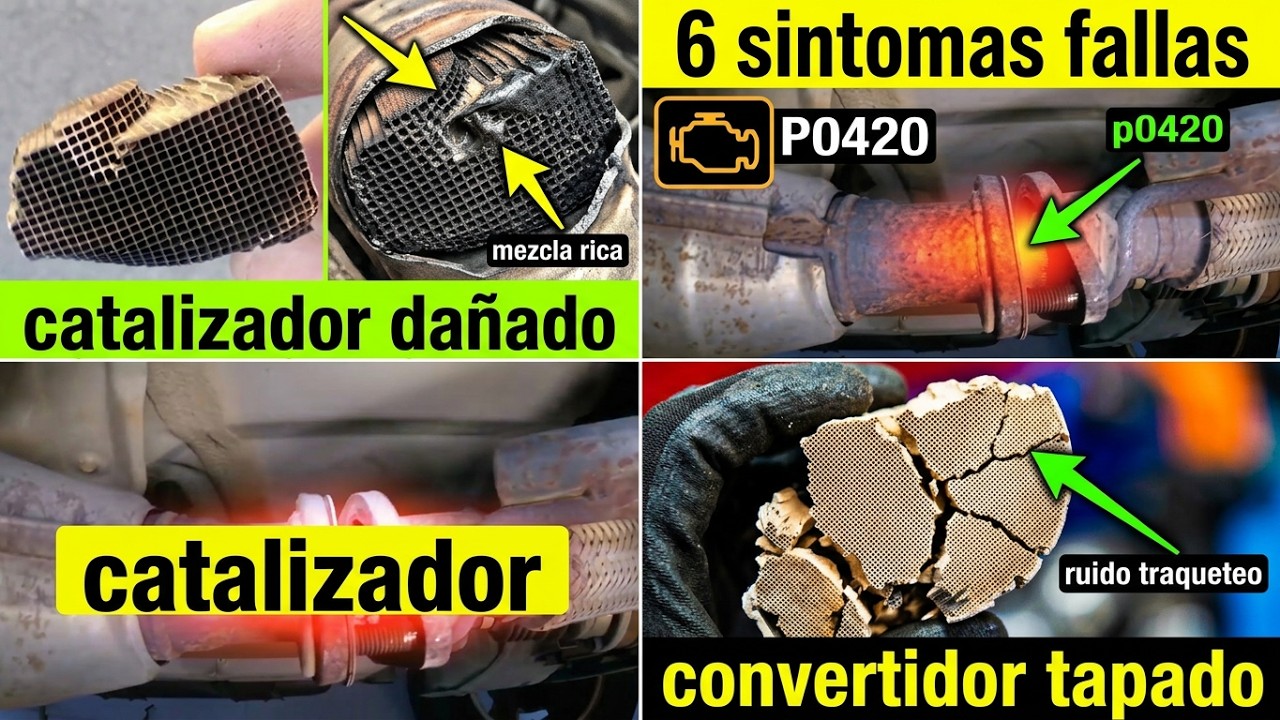 6 síntomas de un convertidor catalítico dañado