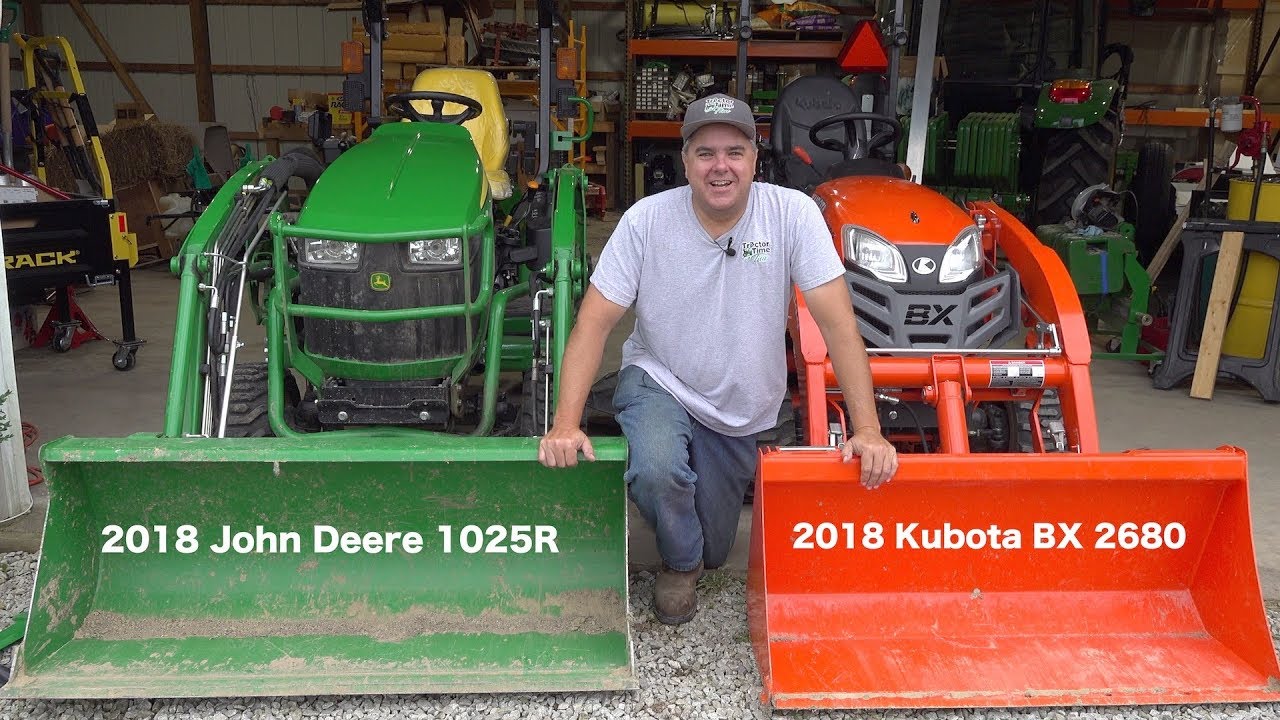 John Deere 1025R Vs. Kubota BX!! Round #1 of 8