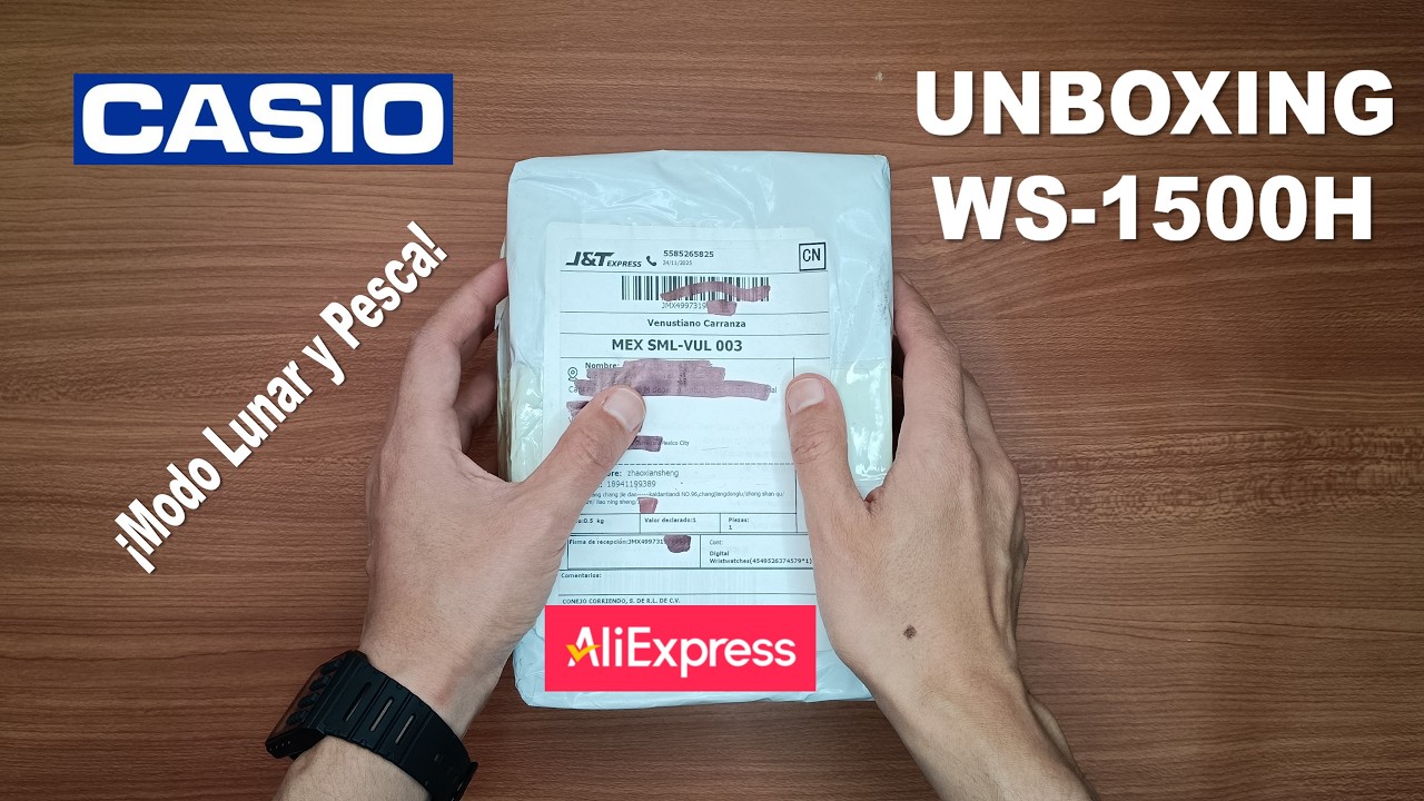 Часы Casio WS-1500H: внешний вид G-Shock, но не G-Shock С AliExpress | UNBOXING
