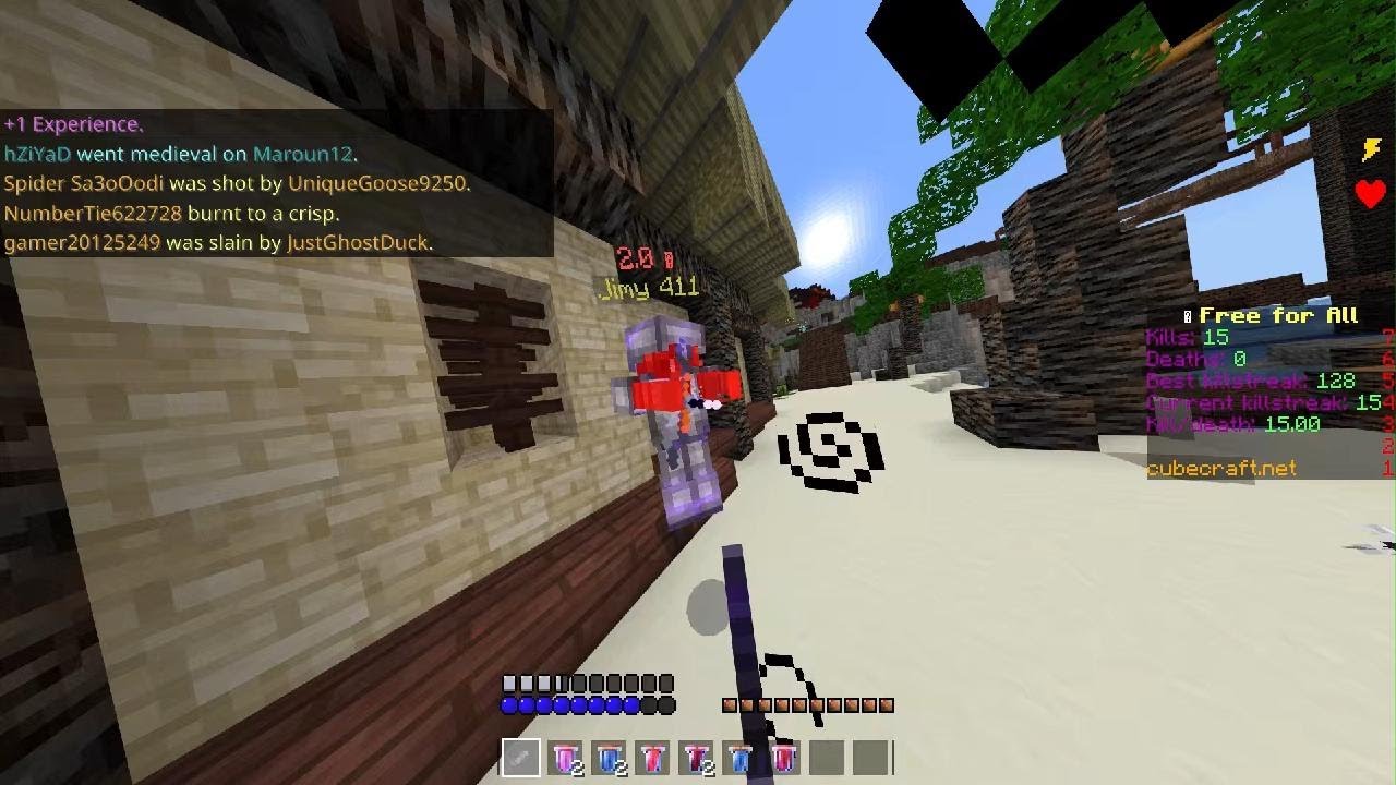 133 Killstreak FFA Cubecraft.