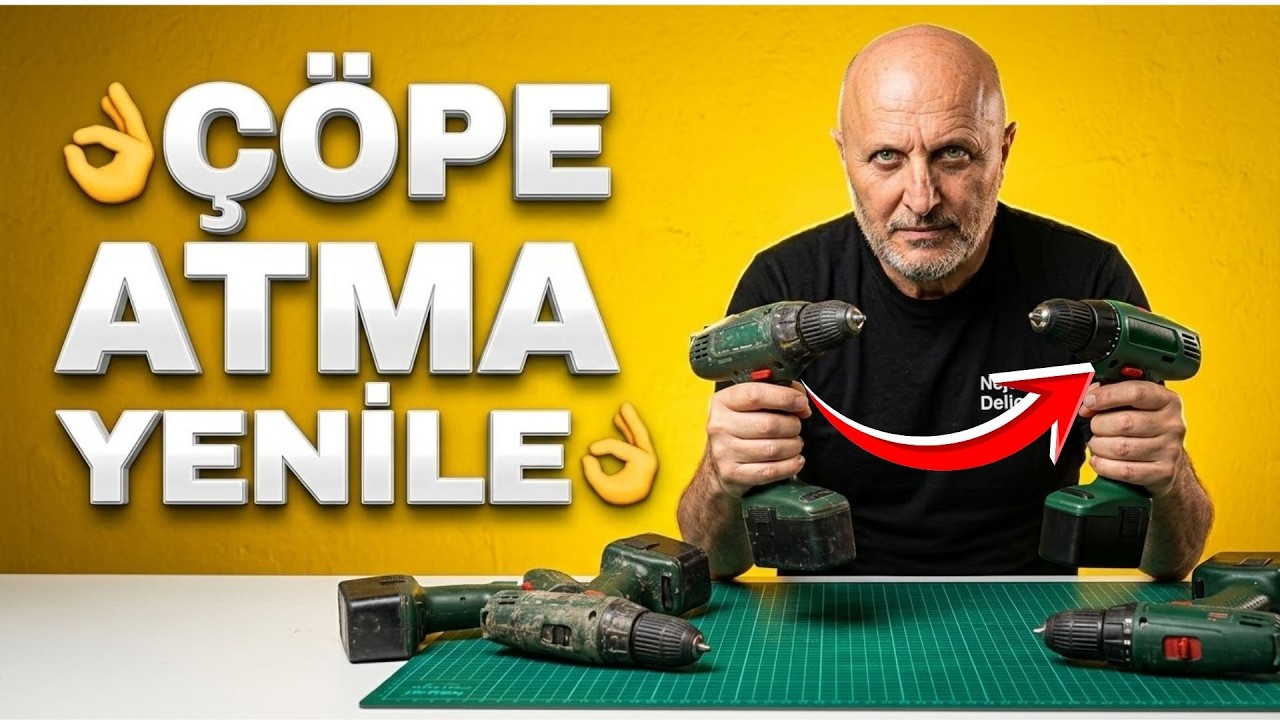 BİT PAZARINDAN 15 TL YE ALDIĞIM BOSCH  MATKAP &Ccedil;ALIŞTI MI? | Matkap Restorasyonu