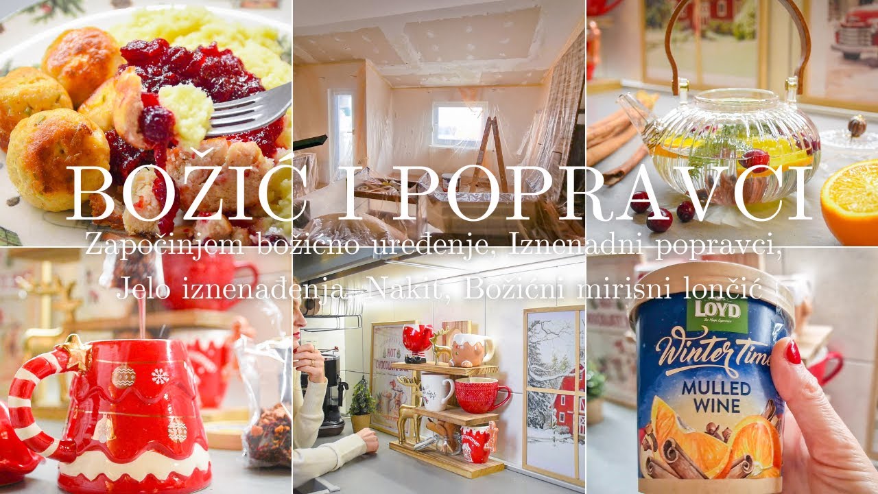 BOŽIĆ I POPRAVCI︱Započinjem božićno uređenje, Iznenadni popravci, Jelo iznenađenja, Mirisni lončić