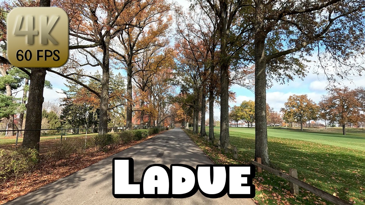 Driving Around Wealthy St. Louis Suburb Ladue, Missouri in 4k Video
