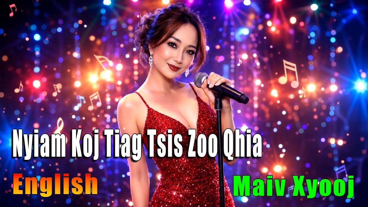 Nyiam Koj Tiag Tsis Zoo Qhia - Maiv Xyooj (English remix and ai cover)