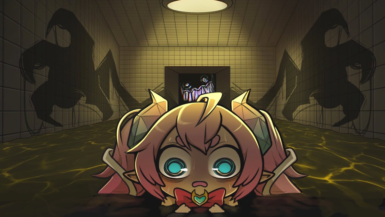 Chibi can't stop SCREAMING in the Backrooms...