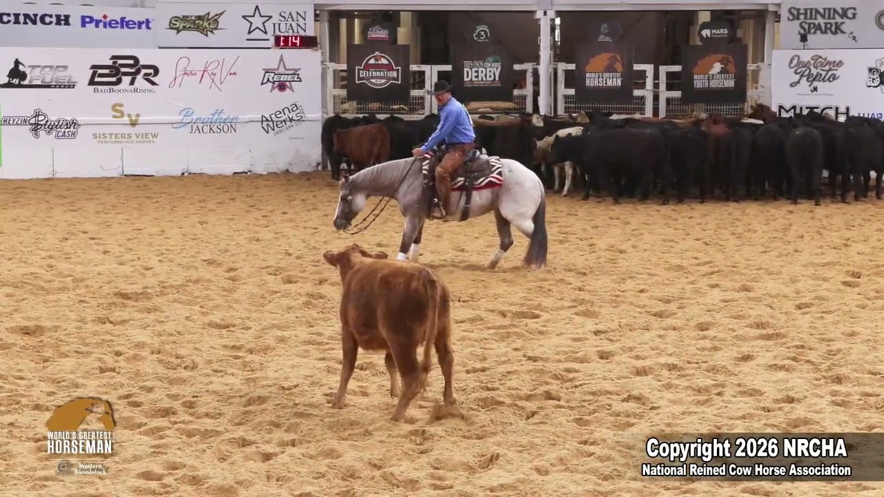 2026 World's Greatest Horseman® Herd Work Prelims High Score - Justin Wright & Smart Lookin Secrets
