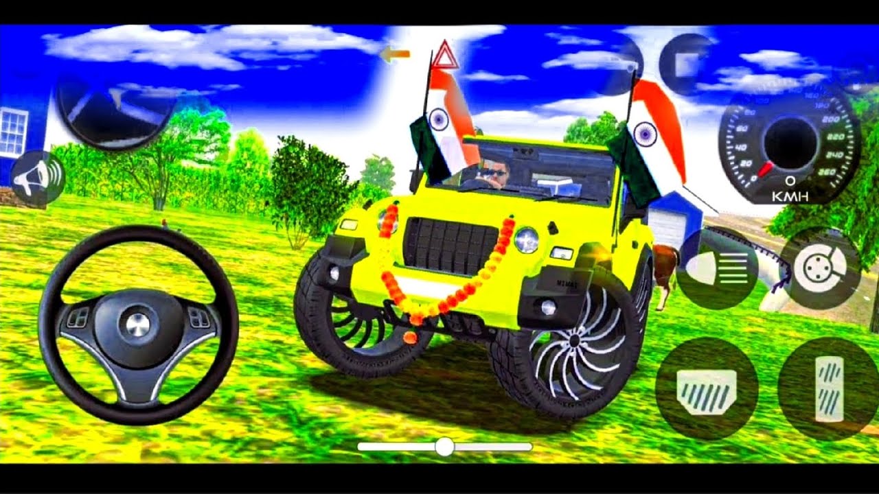 Modified Mahindra Thar😈Games:Indian Yellow Thar (Gadi Wala Games) Car Game Android Game - #2026
